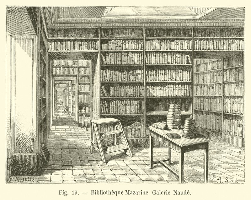 Biblioteca Mazarine, Galleria Naude da French School