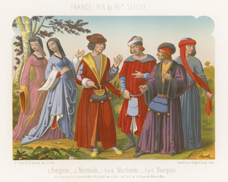 Borghese, mercanti e borghesi da French School
