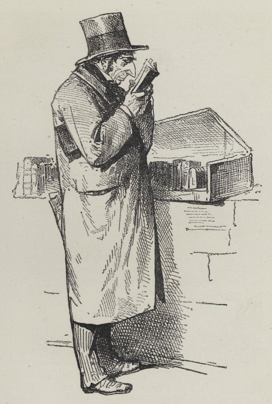 Bancarella di libri da French School