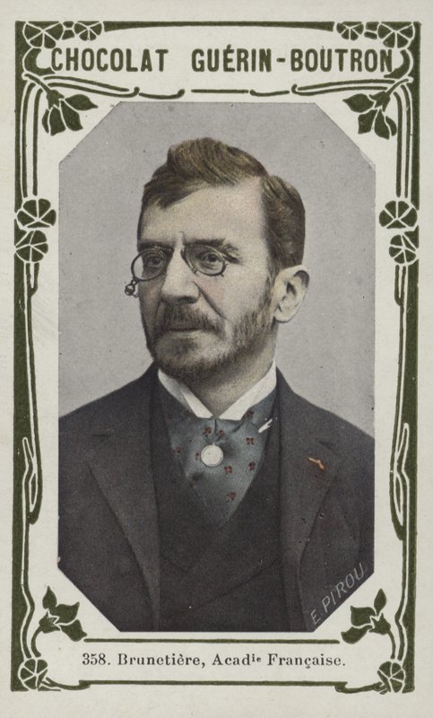 Brunetière, Académie Française da French School