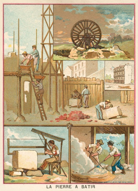 Pietra da costruzione da French School