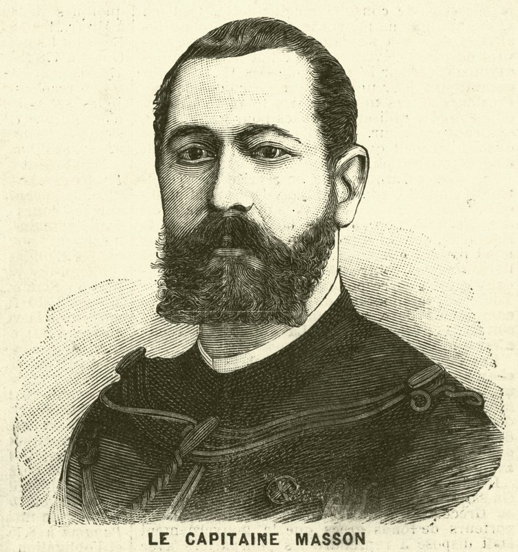 Capitano Pierre Masson, soldato ed esploratore francese da French School
