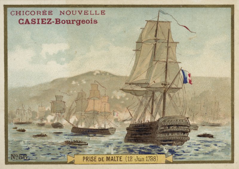 Cattura di Malta da parte dei francesi, 12 giugno 1798 da French School