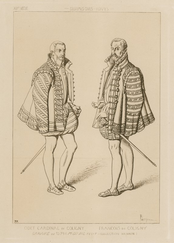 Cardinale Odet de Coligny (1517-1571) e François de Coligny (1557-1591) da French School
