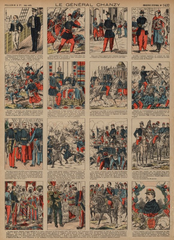 Carriera del generale francese Alfred Chanzy da French School