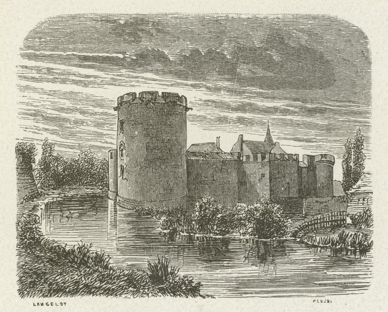 Castello di Ham, Francia da French School