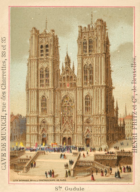 Cattedrale di San Michele e Santa Gudula, Bruxelles da French School