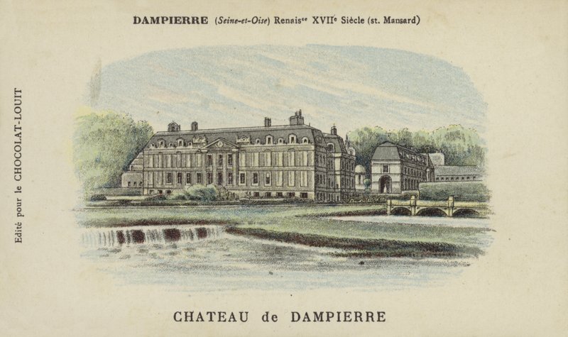 Castello di Dampierre, Dampierre, Seine-et-Oise da French School