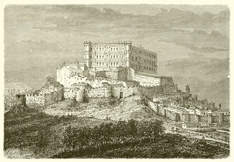 Castello di Grignan da French School