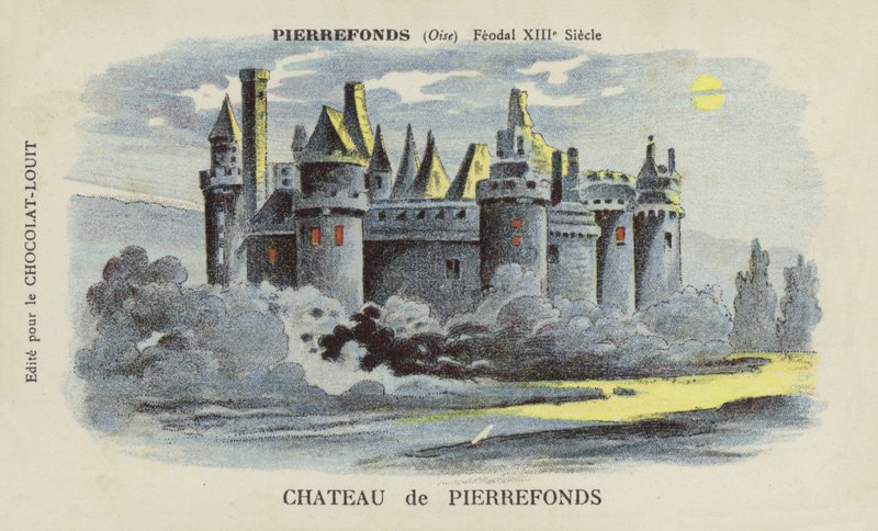 Castello di Pierrefonds, Pierrefonds, Oise da French School