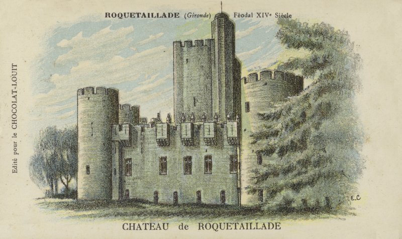 Castello di Roquetaillade, Roquetaillade, Gironda da French School