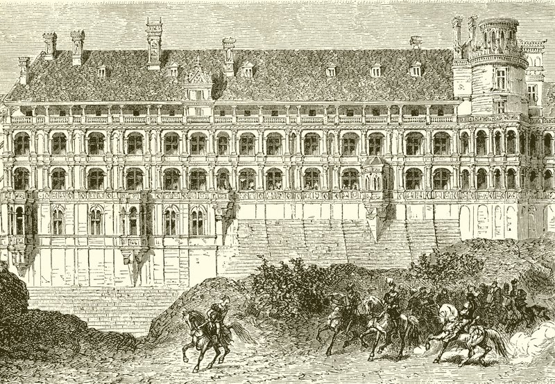 Castello di Blois da French School