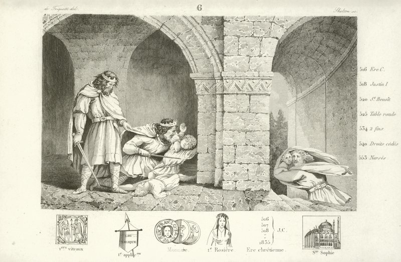 Childeberto I, Re Franco di Parigi da French School