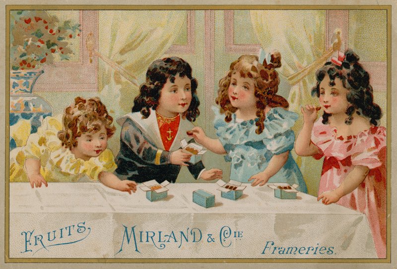 Bambini che mangiano dolci da French School
