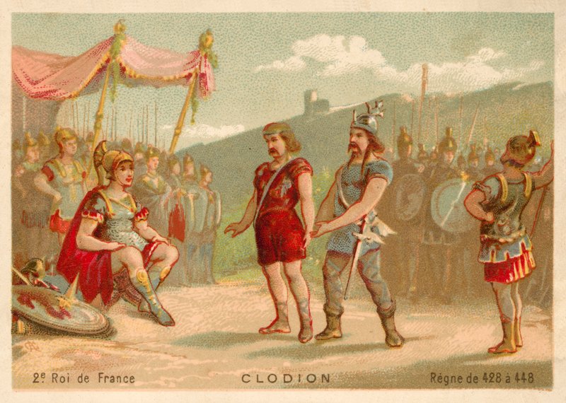 Clodio, re dei Franchi Salii da French School