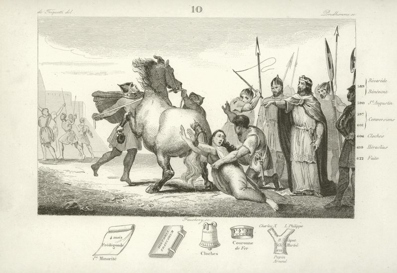 Clotario II, re dei Franchi da French School