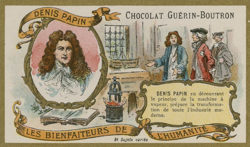Chocolat Guérin-Boutron, Denis Papin da French School