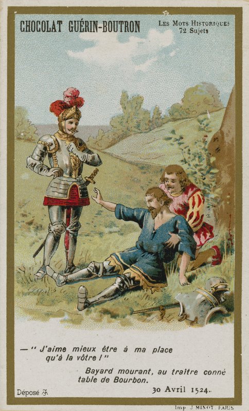 Chocolat Guérin-Boutron, serie Parole Storiche da French School