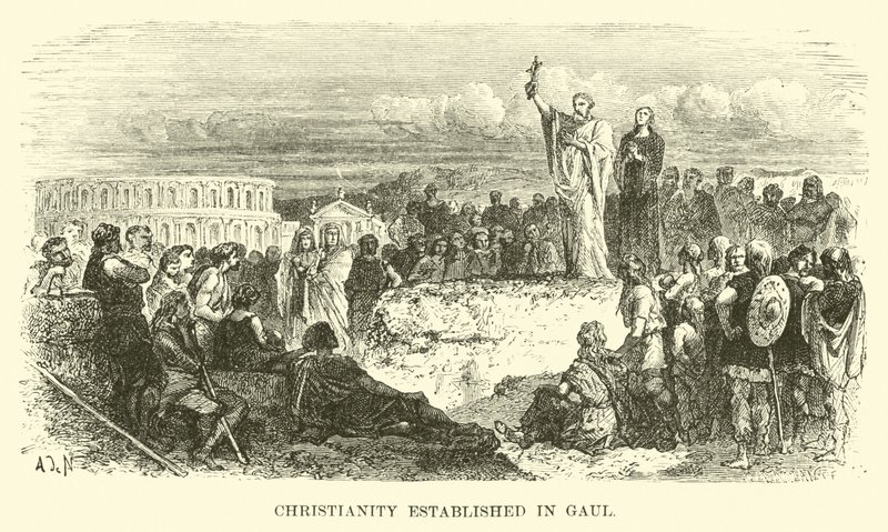 Il Cristianesimo stabilito in Gallia da French School