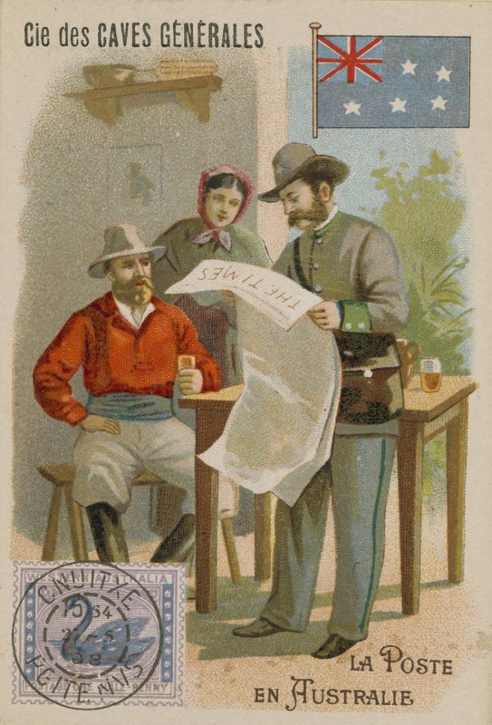 Cie des Caves Générales, postale da French School