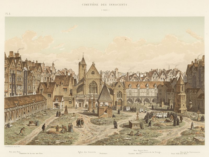 Cimitero degli Innocenti, 1550 da French School