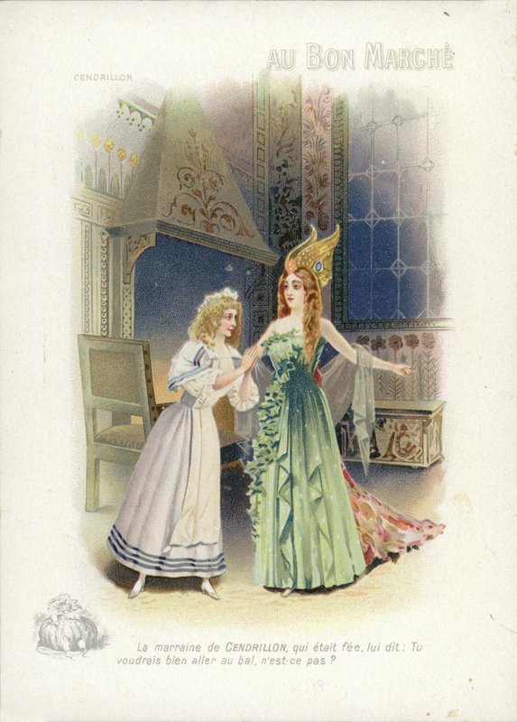 Cenerentola e la fata madrina da French School