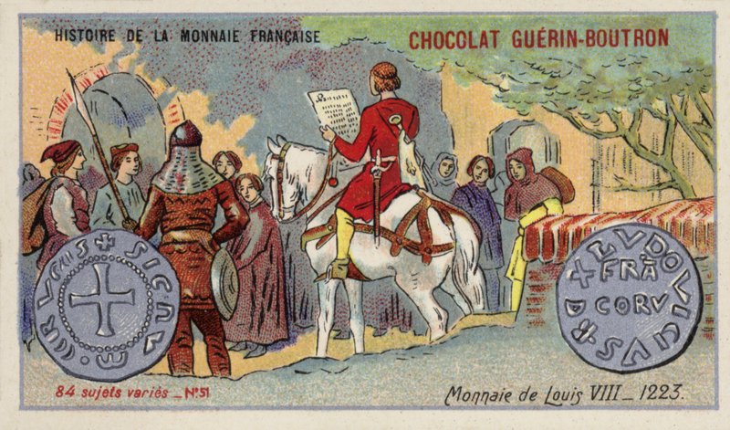 Monete di Luigi VIII da French School