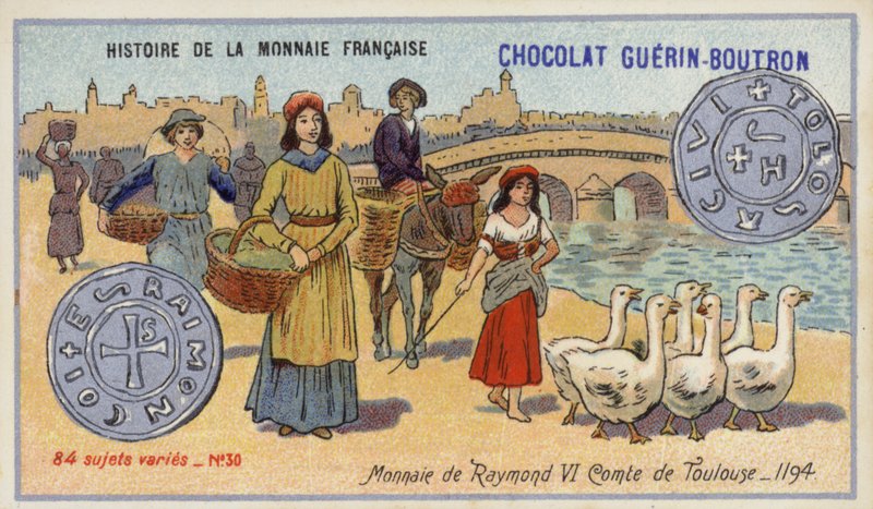 Monete di Raimondo VI, Conte di Tolosa da French School