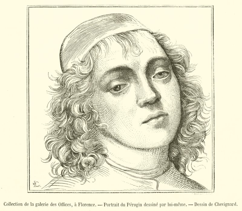 Collezione della galleria degli Uffizi, a Firenze, Ritratto del Perugino da French School
