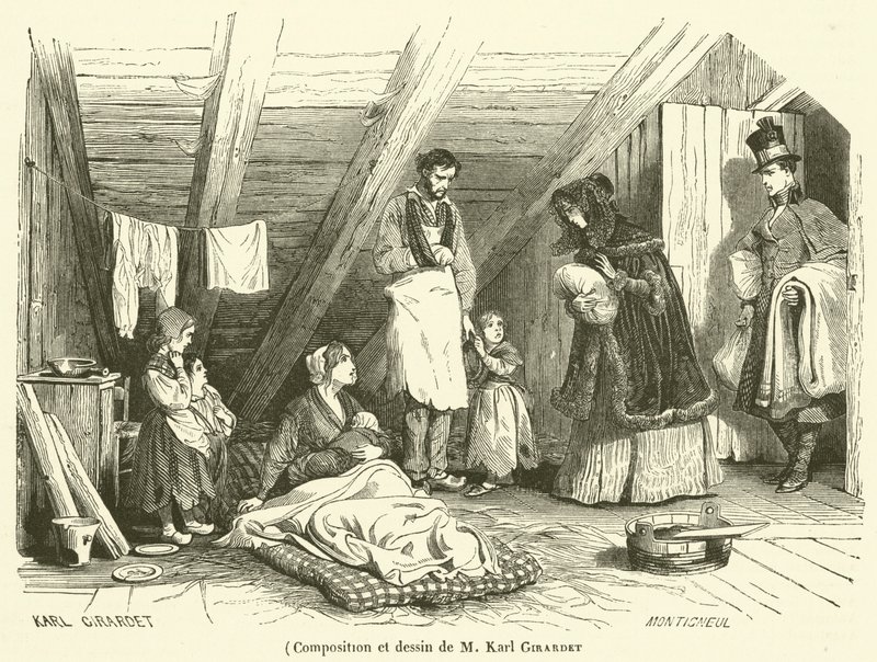 Composizione e disegno di M Karl Girardet da French School