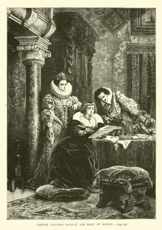 Concini, Leonora Galigai e Maria de