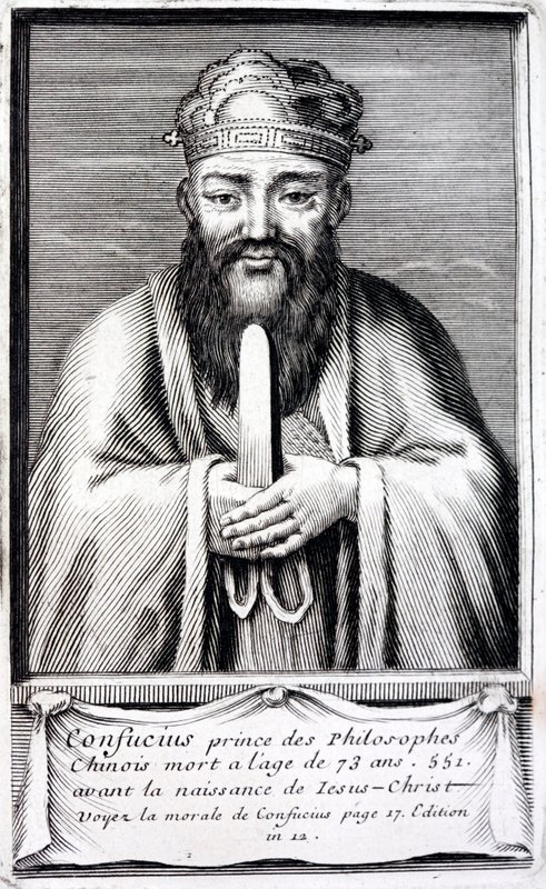 Confucio, antico filosofo cinese da French School