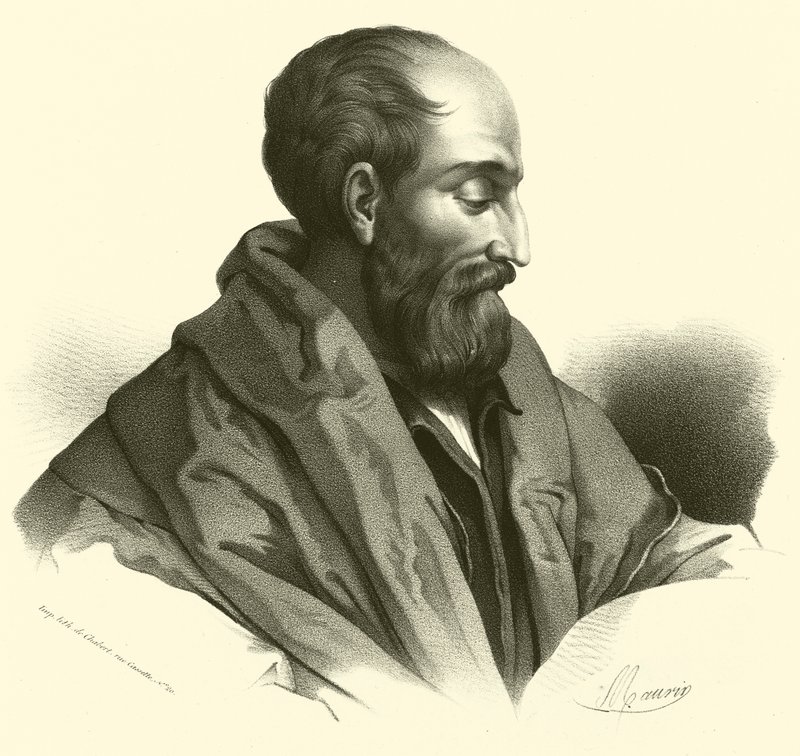 Correggio, ritratto (incisione) da French School