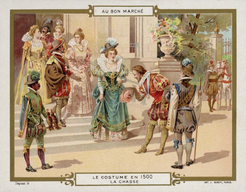 Costume nel 1500 - caccia da French School