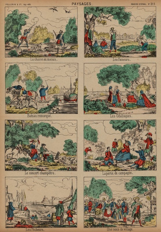 Scene di campagna da French School