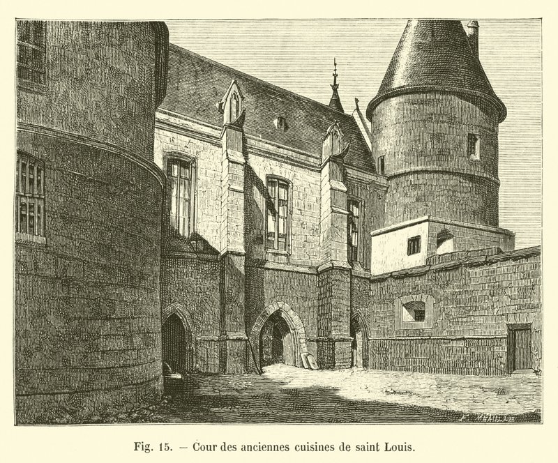 Corte delle antiche cucine di san Luigi da French School