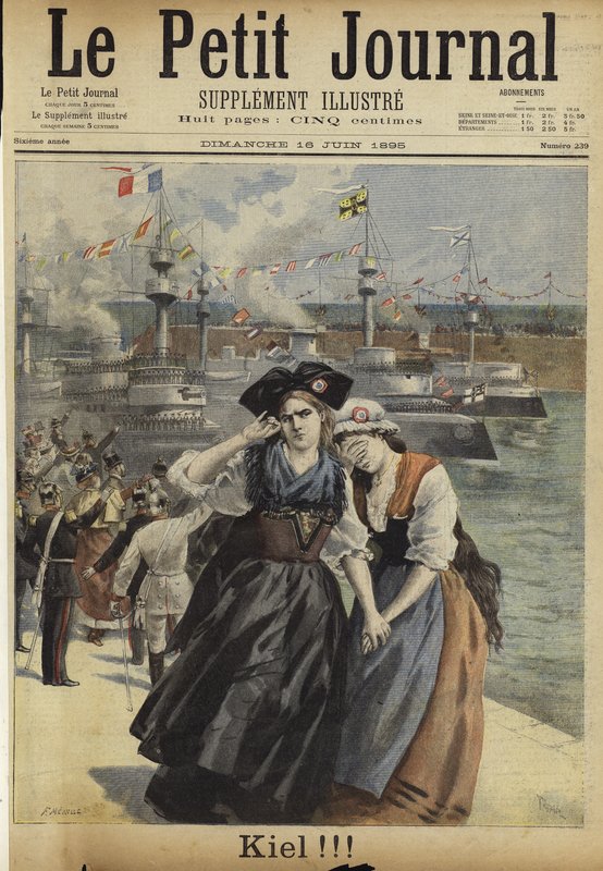 Copertina di Le Petit Journal, 16 giugno 1895 da French School