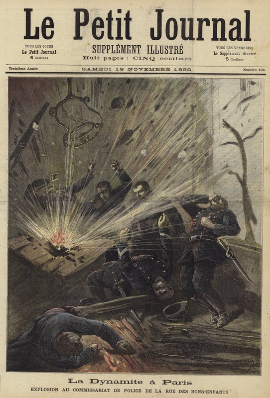 Copertina di Le Petit Journal, 19 novembre 1892 da French School