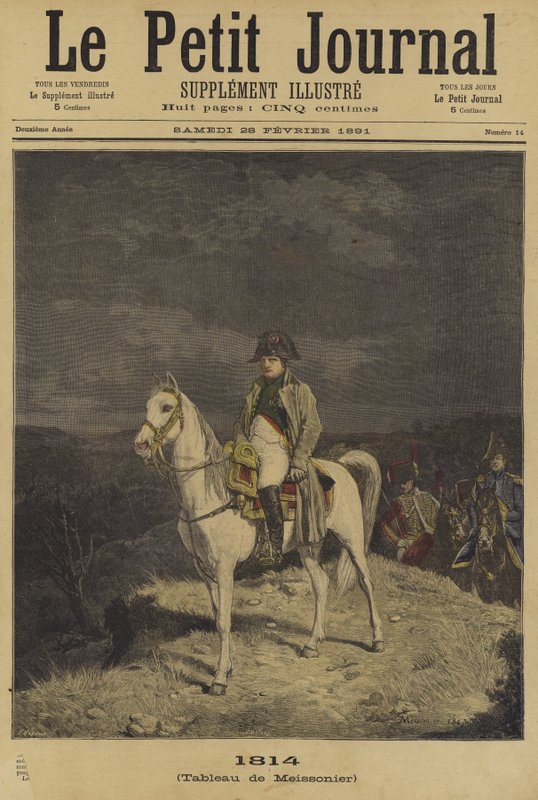 Copertina di Le Petit Journal, 28 febbraio 1891 da French School