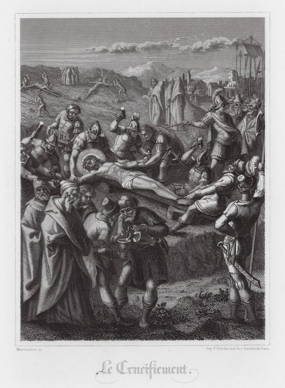 Crocifissione di Gesù Cristo da French School