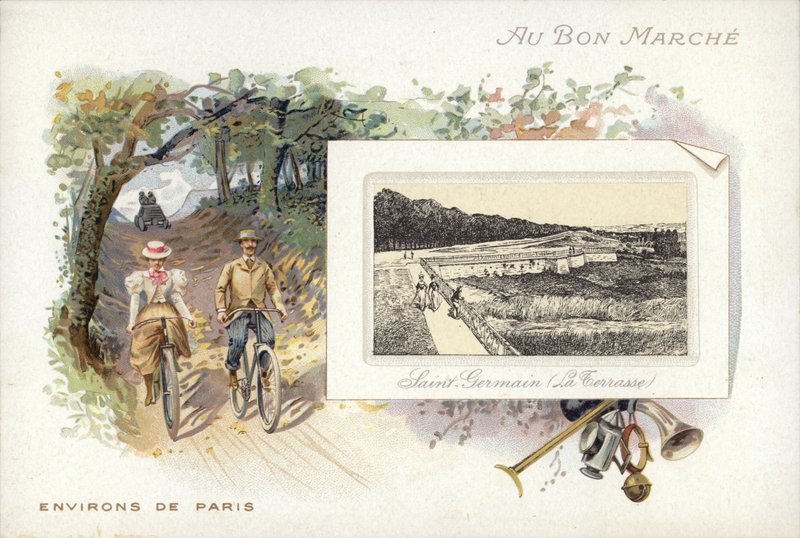 Ciclismo vicino a Parigi, Saint-Germain da French School
