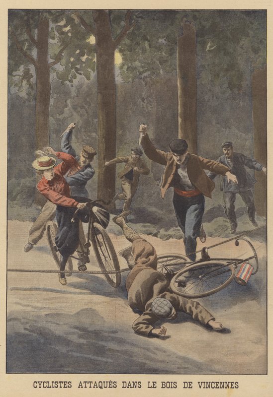 Ciclisti attaccati nel Bois de Vincennes a Parigi da French School