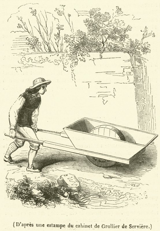 Secondo una stampa del gabinetto di Grollier de Serviere da French School