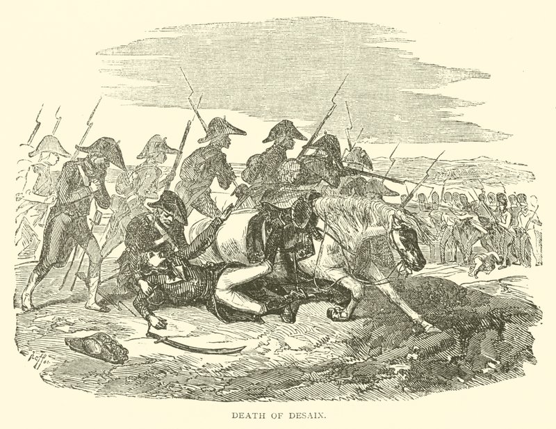 Morte di Desaix da French School