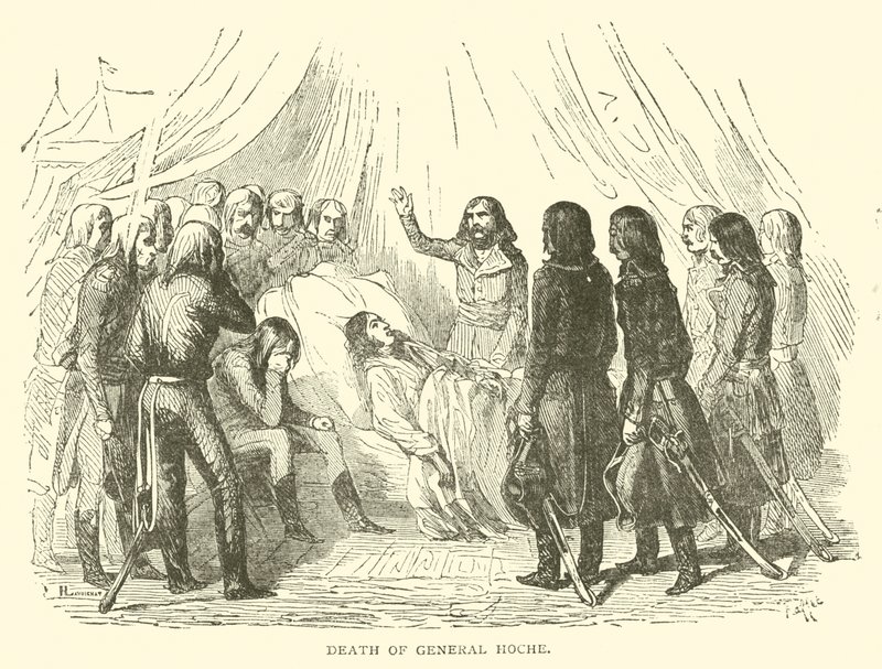 Morte del Generale Hoche (incisione) da French School