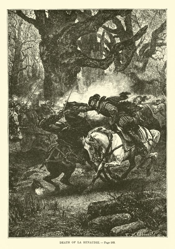Morte di La Renaudie da French School