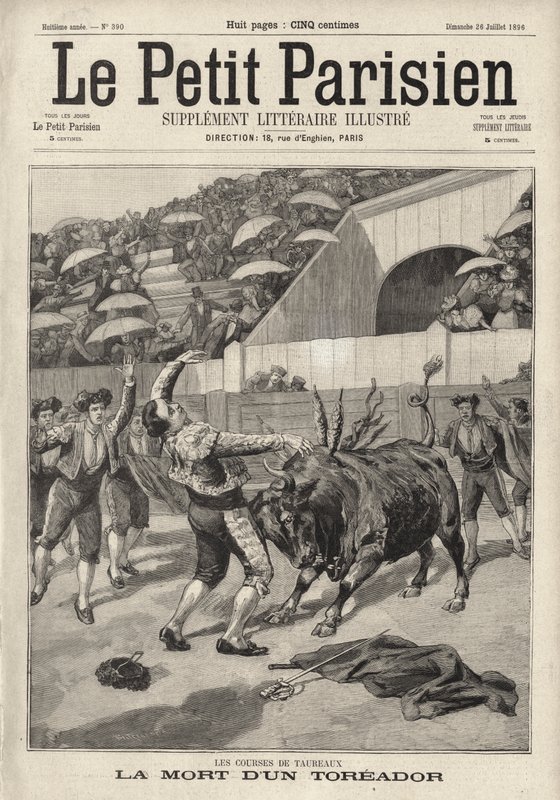 Morte del torero spagnolo El Tito, Perpignano, Francia da French School