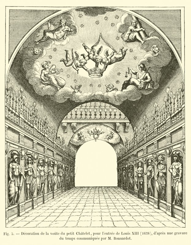 Decorazione della volta del piccolo Chatelet, per l