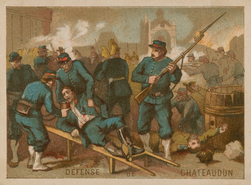 Difesa di Châteaudun nel 1870 da French School