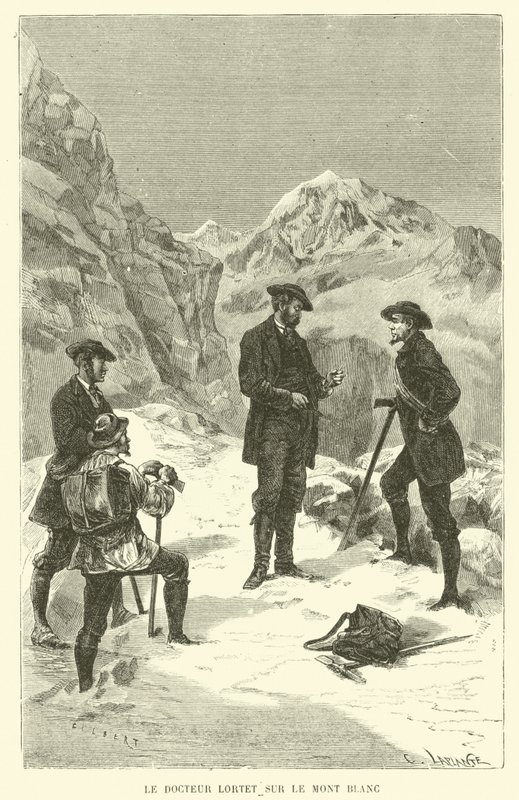 Dottor Lortet sul Monte Bianco da French School